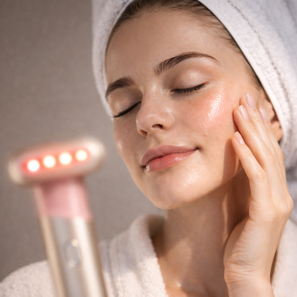 Beauty Eye Massager Device Anti Dark Circle Rechargeable EMS Vibrator Face Lifting Device Skin Care Skin Care 3-in-1 Function